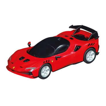 CARRO PARA PISTA ELÉTRICA AUTORAMA CARRERA GO FERRARI SF-90 XX STRADALE ROSSO CORSA ESCALA 1/43 20064250